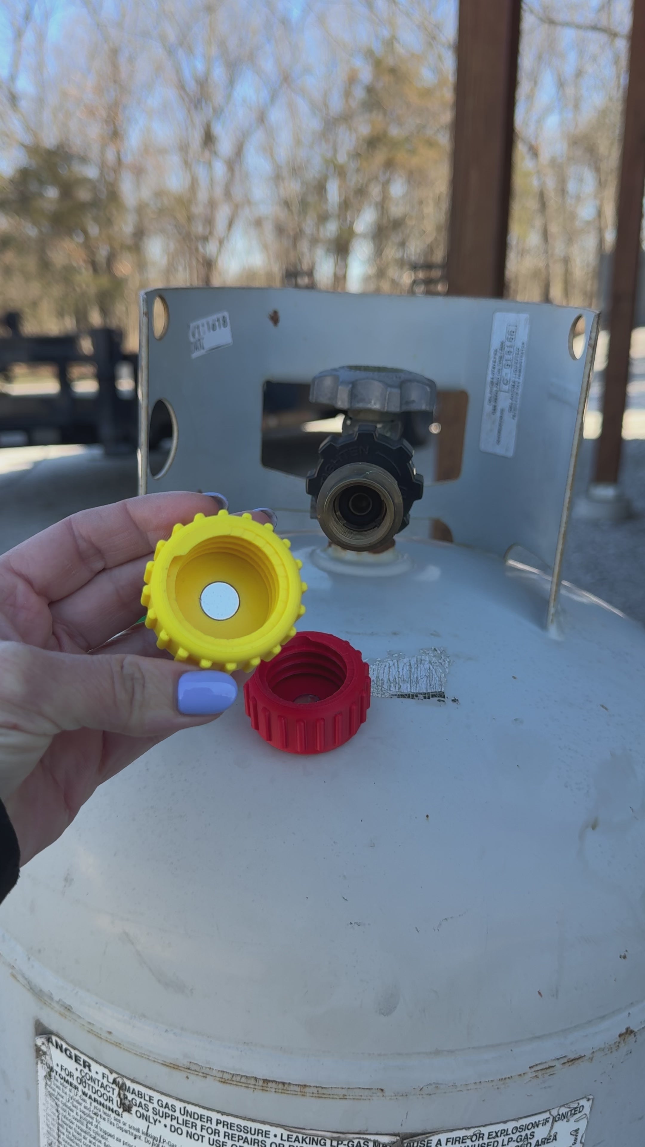 Propane Tank Indicator Cap Set